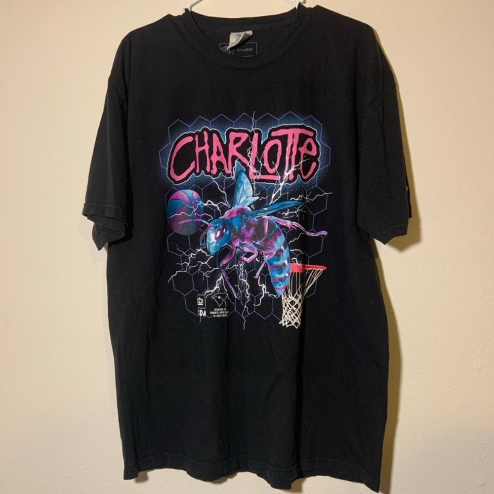 Charlotte Hornets Basketball Mens Shirt